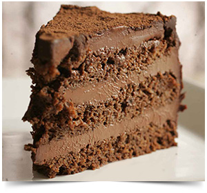 bolo mousse de chocolate